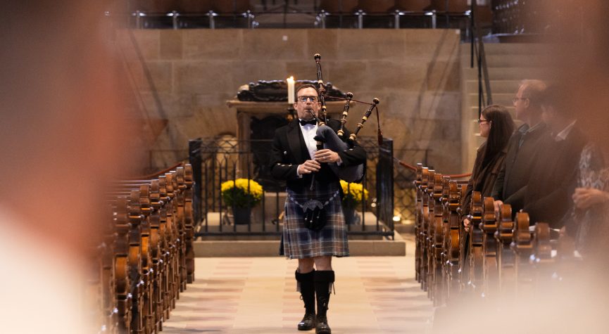 Einmarsch Dudelsack im Bamberger Dom